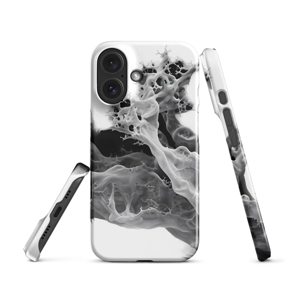 Ethereal Fractals: An Abstract Exploration | Phone Case |  16 | Snap Case | Glossy