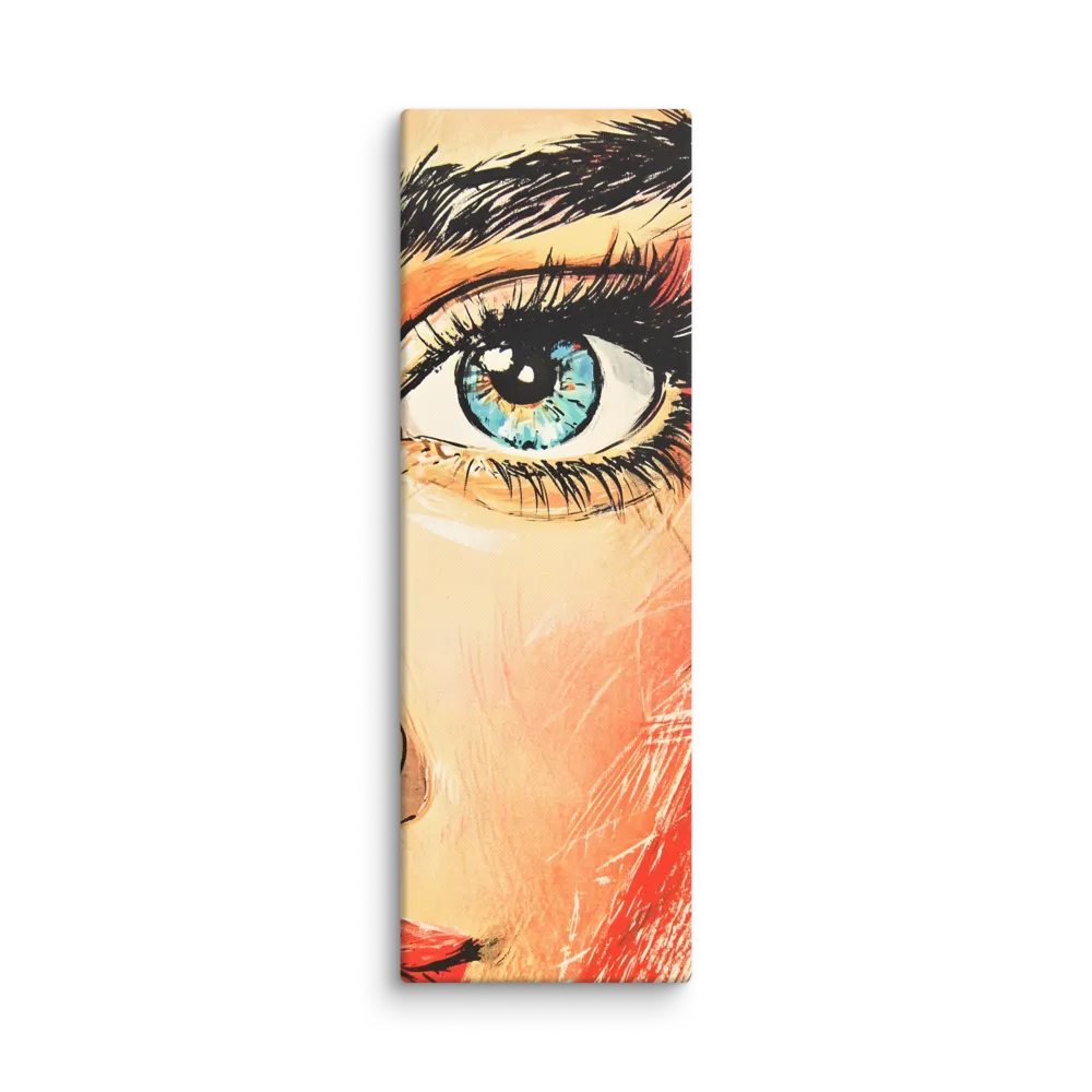 Gaze of Emotion | Canvas | 20″×60″