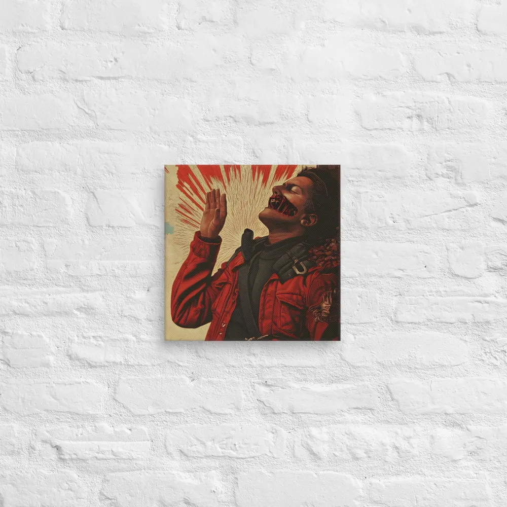 Defiant Echoes of Ruin | Canvas | 12″×12″
