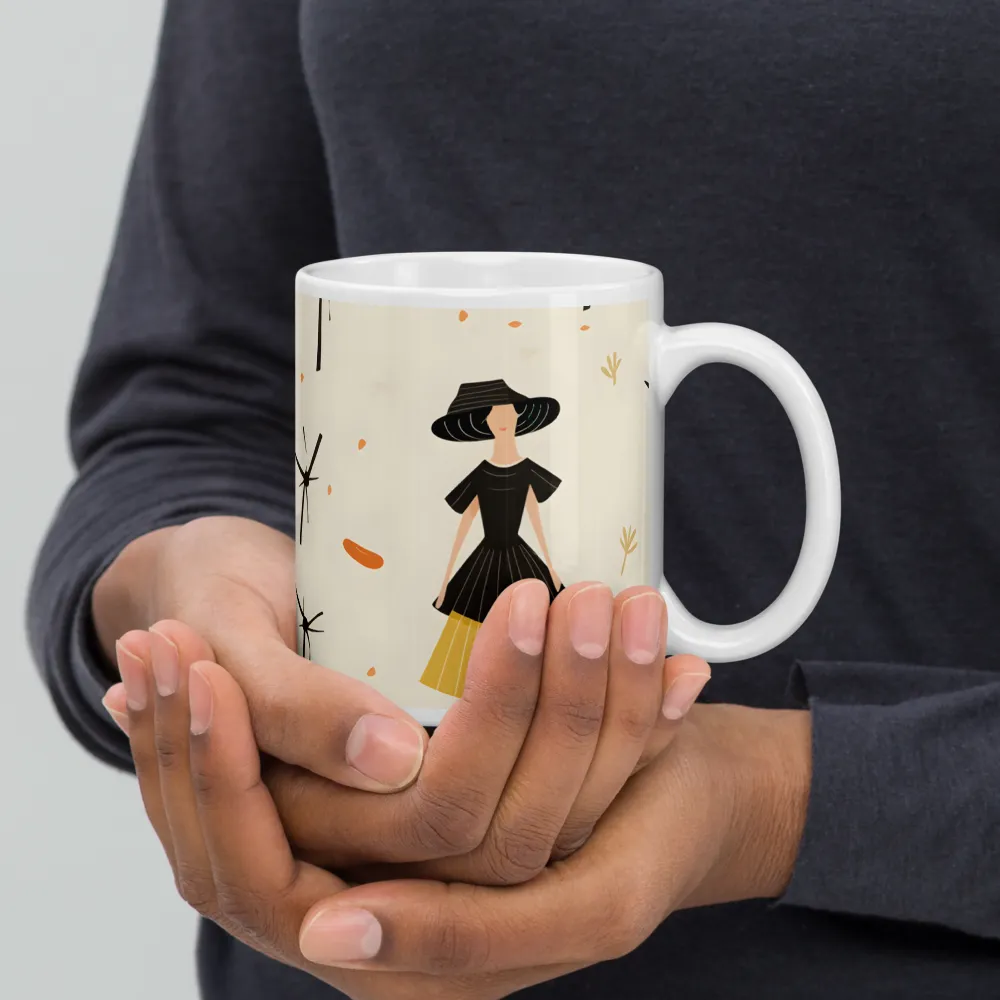 Whimsical Patterns of Nature and Femininity | Mugs | Multiple Sizes & Colors