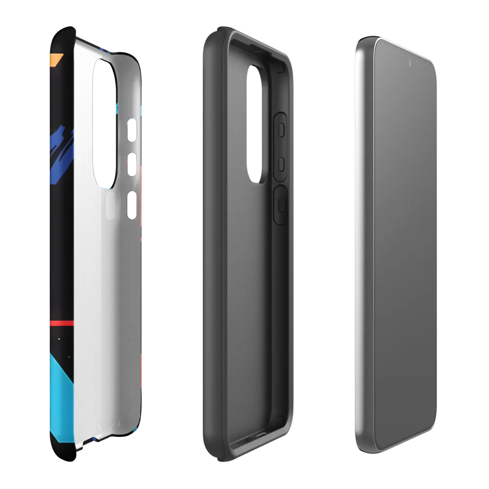 Dynamic Geometric Harmony | Phone Case |  S23 Plus | Tough Case | Matte