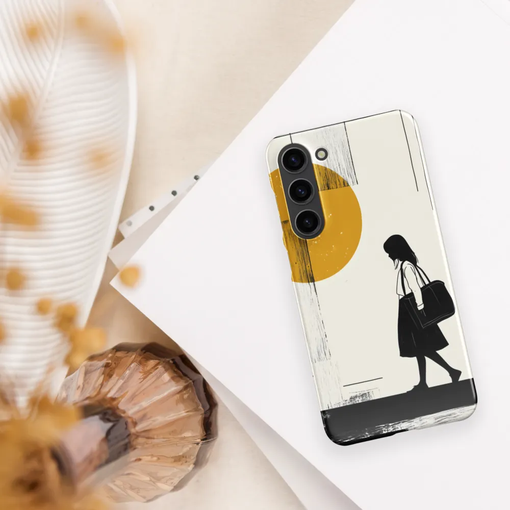 Silent Steps | Phone Case |  S23 Plus | Snap Case | Glossy