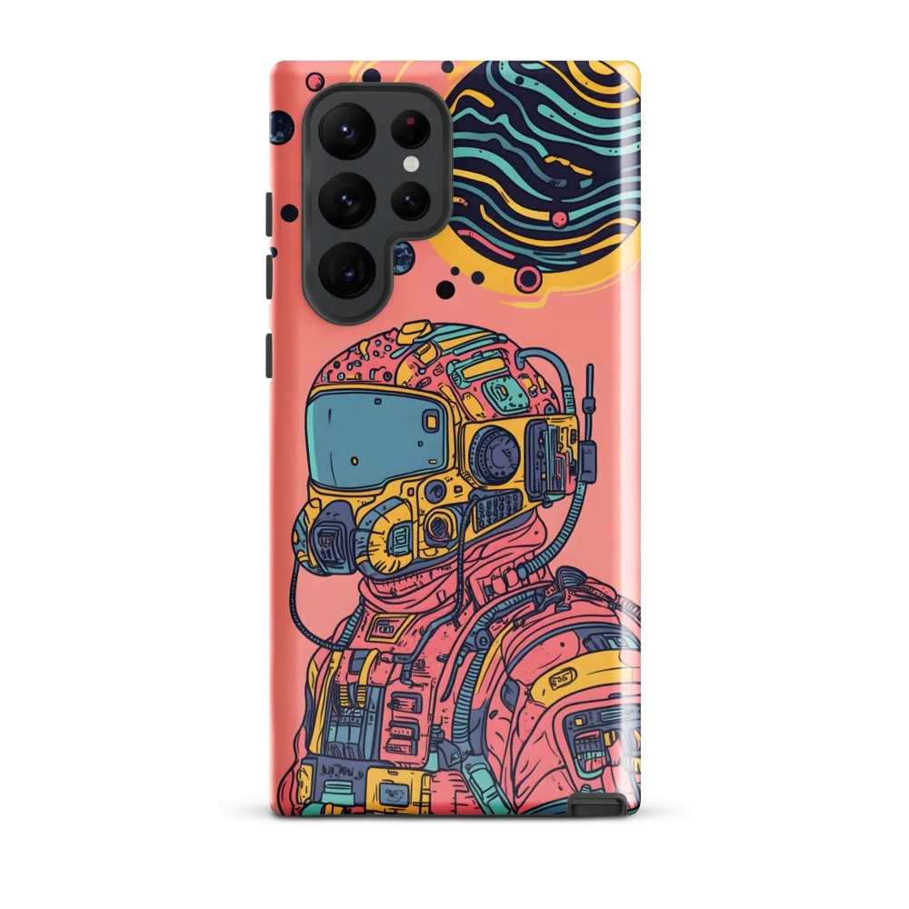 Exploration Beyond: A Digital Astronaut | Phone Case |  S22 Ultra | Tough Case | Glossy