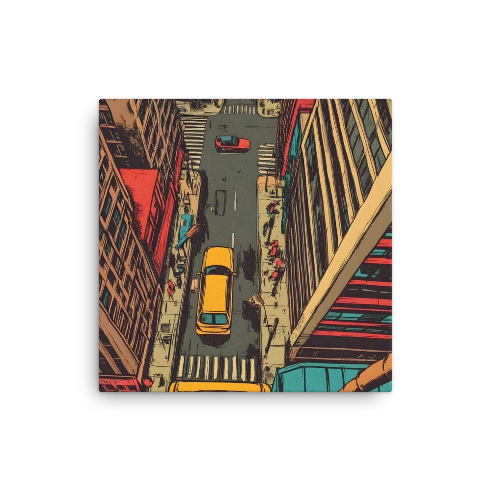 Urban Symphony | Thin Canvas | 16″×16″
