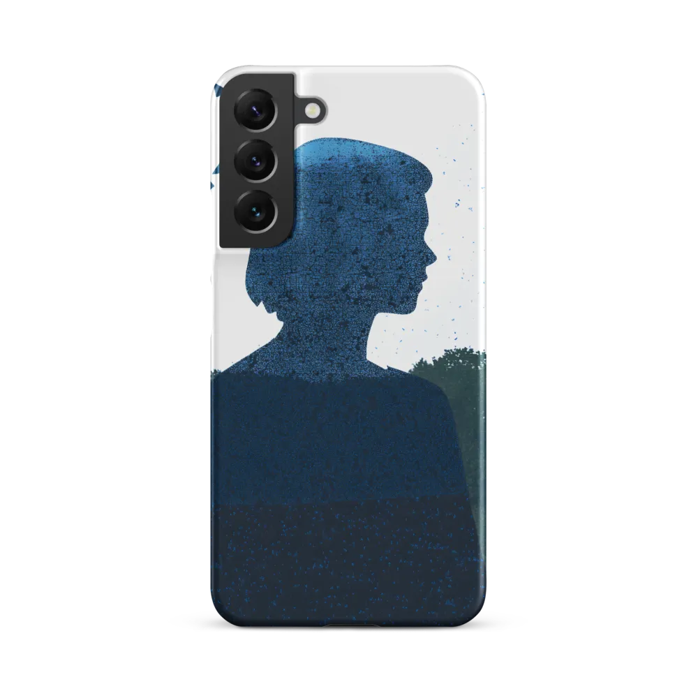 Blue Contemplation | Phone Case |  S22 Plus | Snap Case | Matte