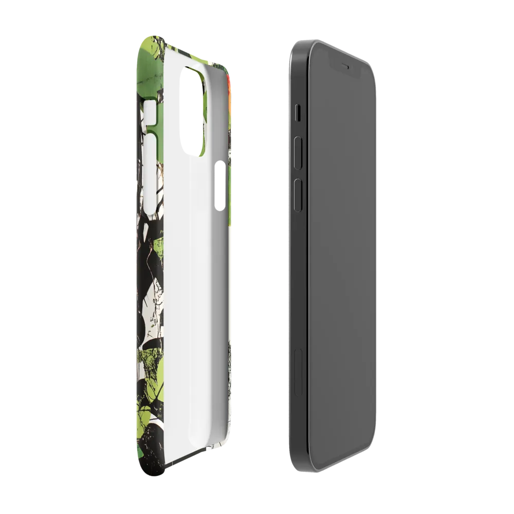 Nature's Geometry: A Contemporary Collage | Phone Case |  12 Pro | Snap Case | Glossy