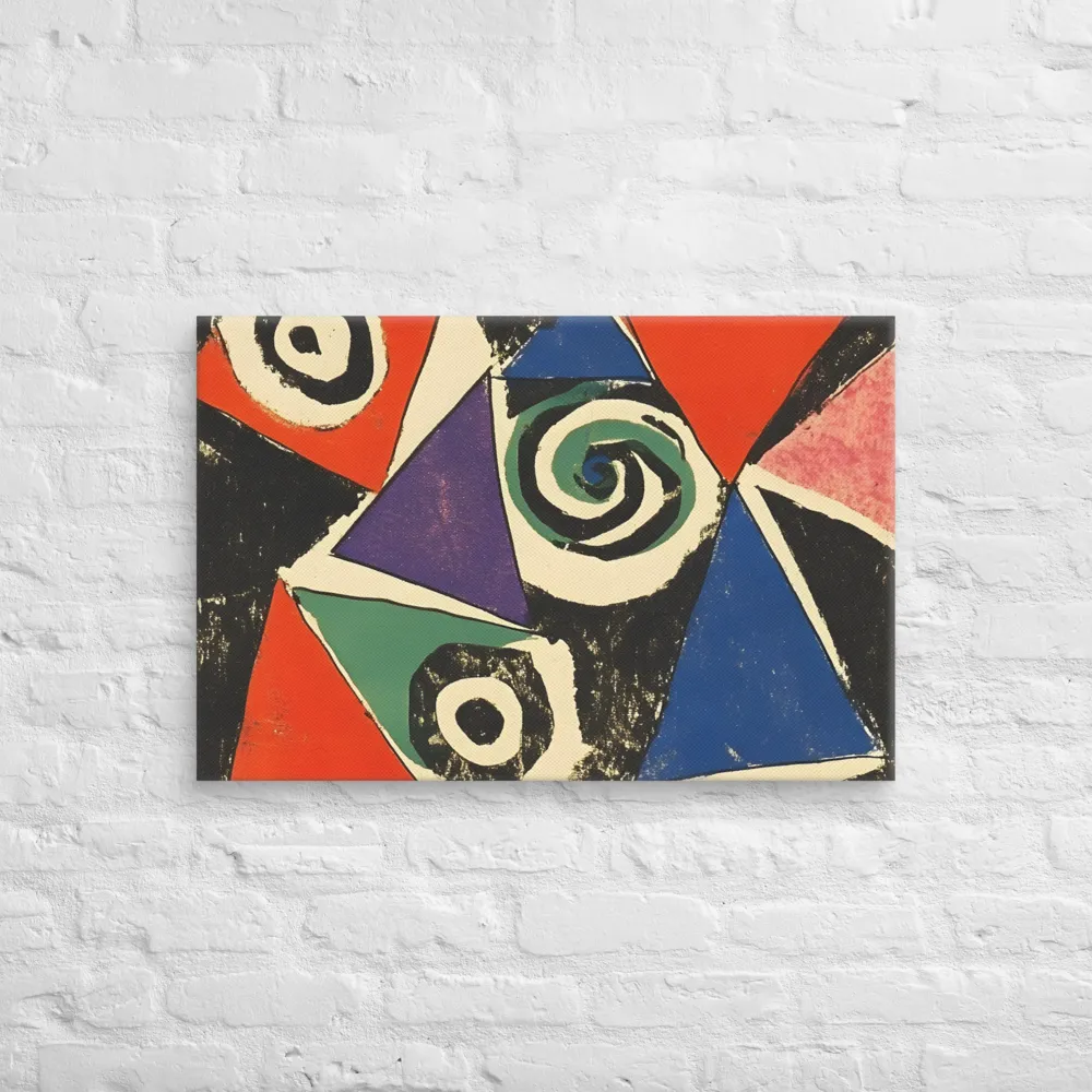 Dynamic Geometric Abstraction | Canvas | 20″×30″