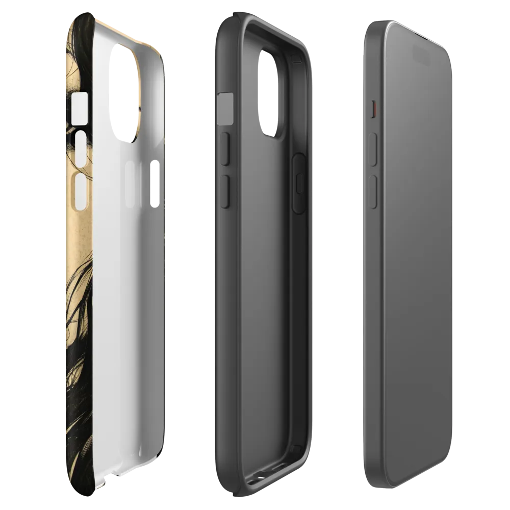 Enigmatic Gaze | Phone Case |  15 Plus | Tough Case | Matte