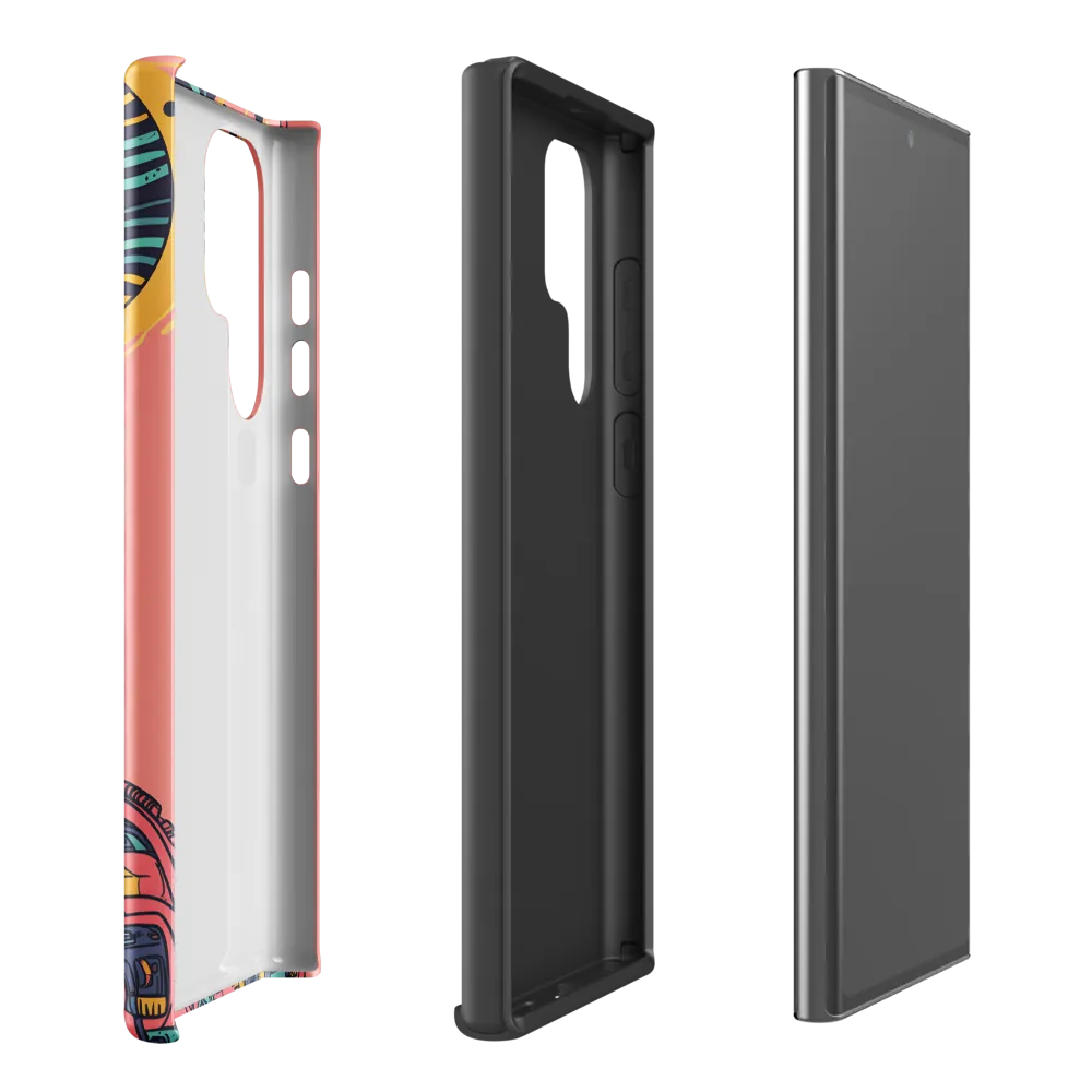 Exploration Beyond: A Digital Astronaut | Phone Case |  S22 Ultra | Tough Case | Glossy