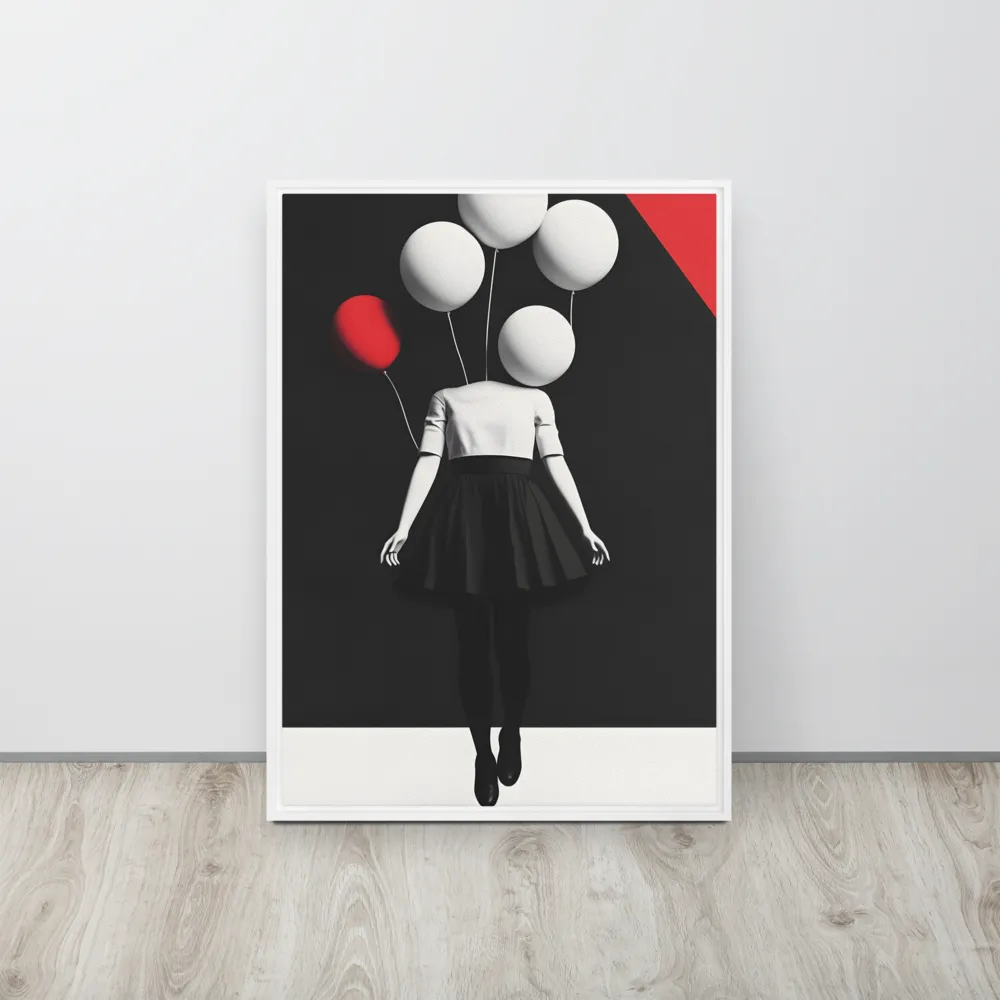 Suspended in Mystery | Canvas with White Frame | 20″×28″