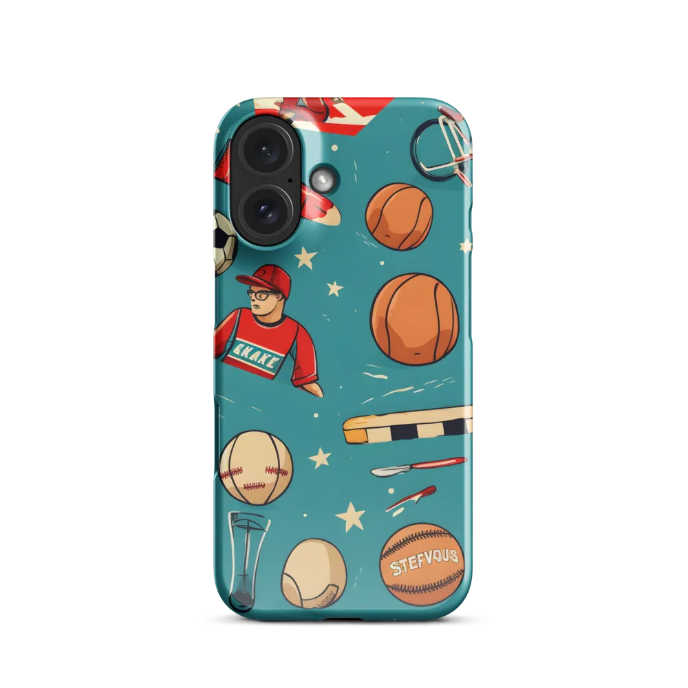 Playful Sports Medley | Phone Case |  16 | Snap Case | Glossy