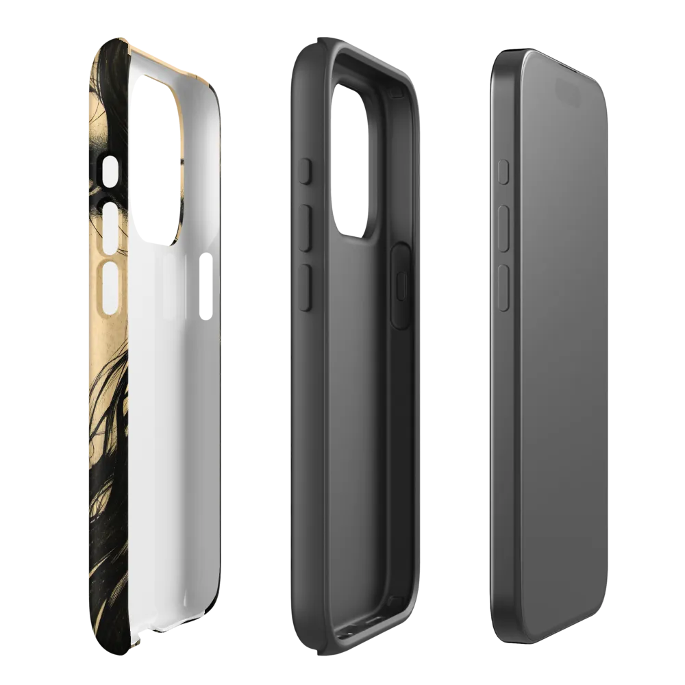 Enigmatic Gaze | Phone Case |  15 Pro | Tough Case | Matte