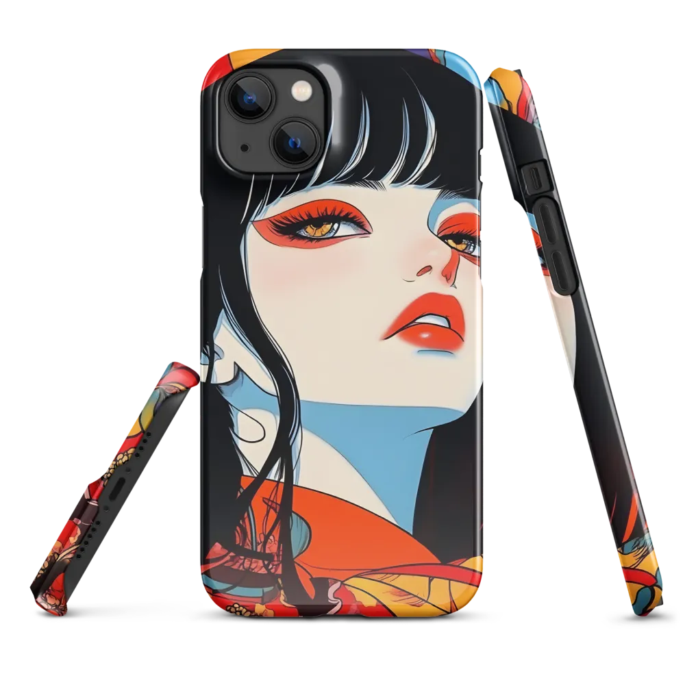 Vibrant Elegance | Phone Case |  14 Plus | Snap Case | Glossy