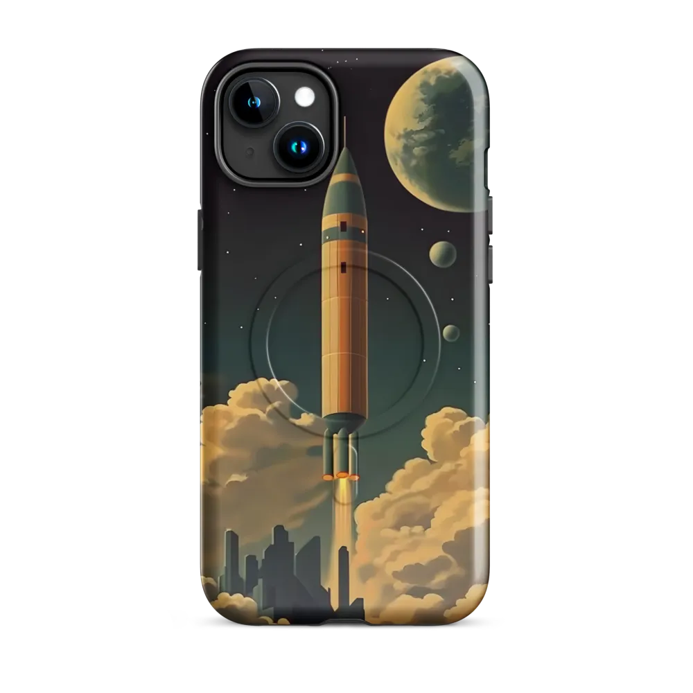 Journey Through the Cosmic Frontier | Phone Case |  15 Plus | MagSafe® Tough Case | Glossy