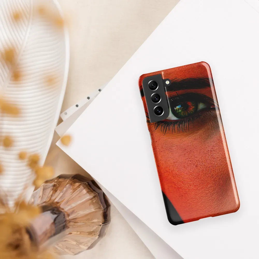Gaze of Intensity | Phone Case |  S21 | Snap Case | Glossy