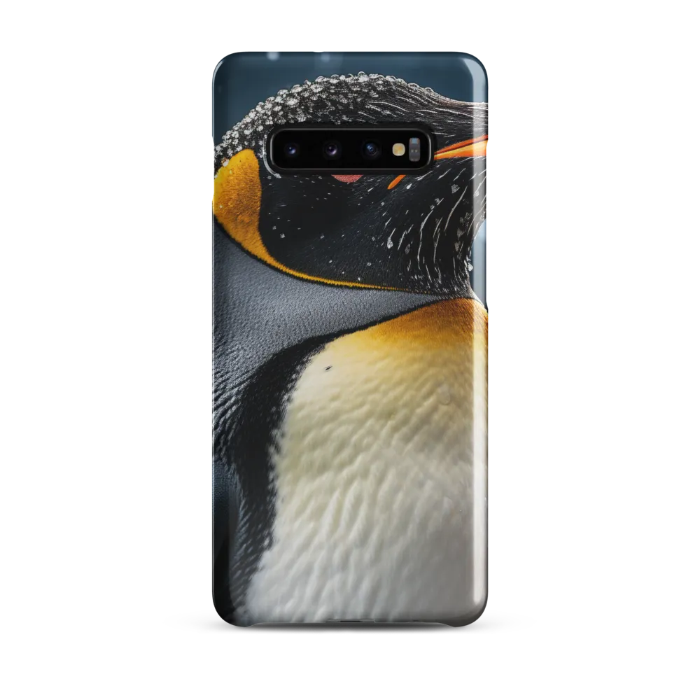 Majesty in the Snow: A Portrait of the Emperor Penguin | Phone Case |  S10 Plus | Snap Case | Glossy