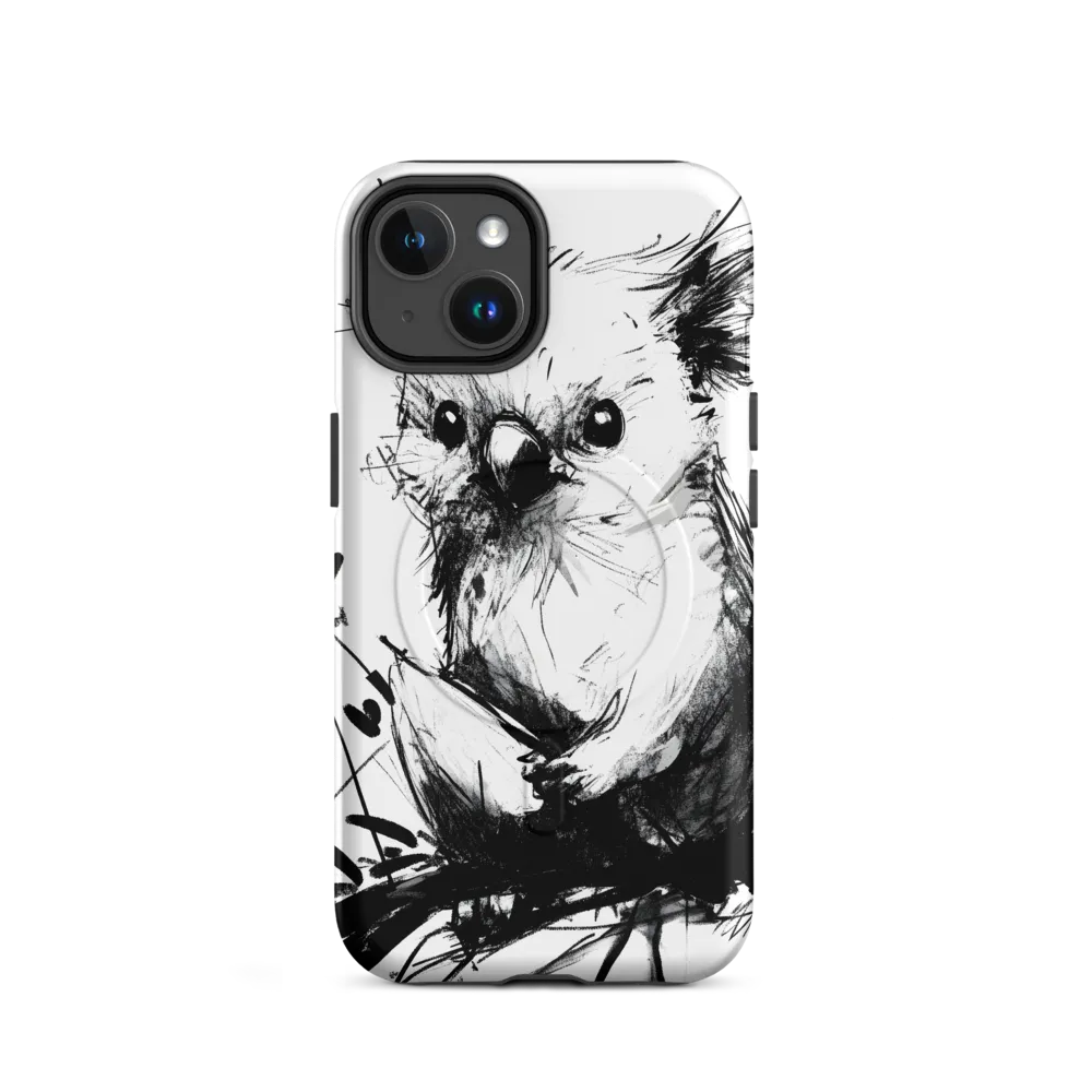 Whimsical Koala in Ink