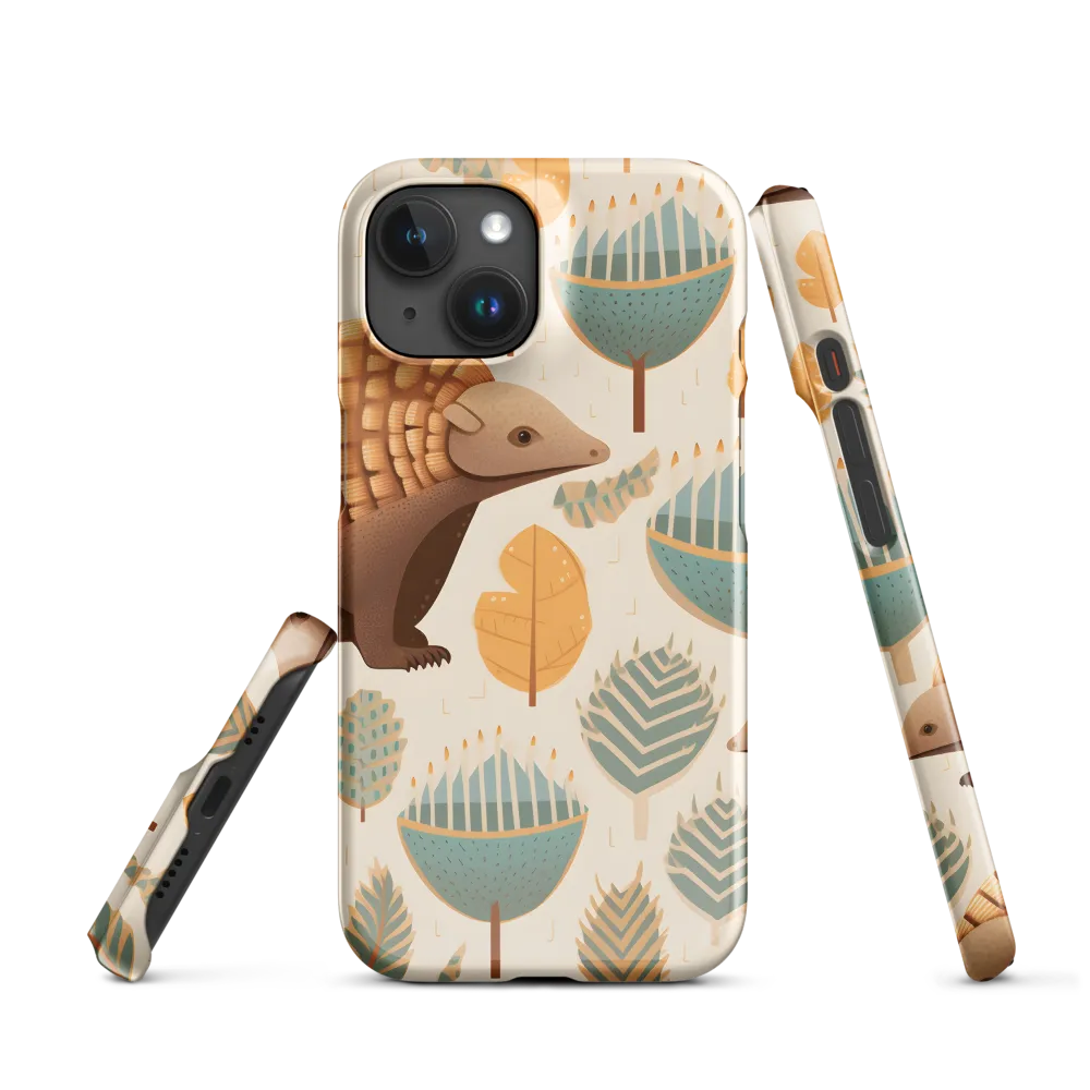 Pangolins in a Whimsical Habitat