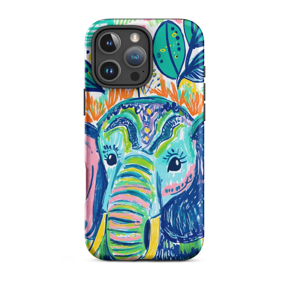 Whimsical Elephant Portrait