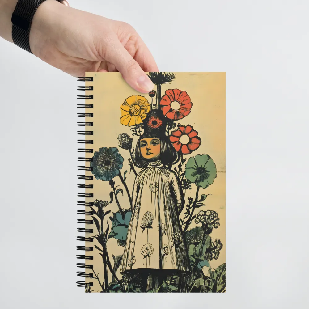 Whimsical Blooming Innocence | Spiral Notebook