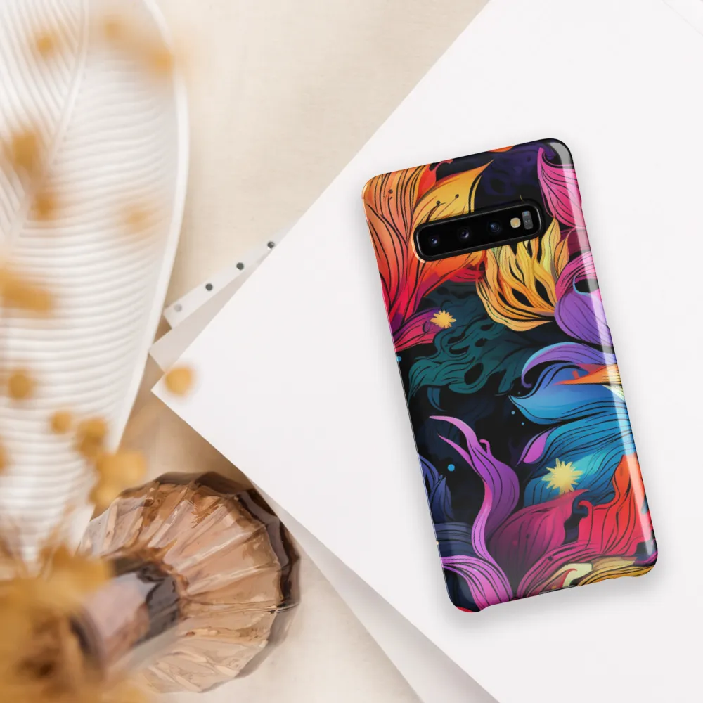 Floral Symphony | Phone Case |  S10 Plus | Snap Case | Glossy