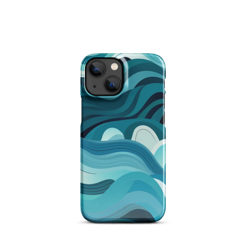 Ebb and Flow | Phone Case |  13 Mini | Snap Case | Glossy