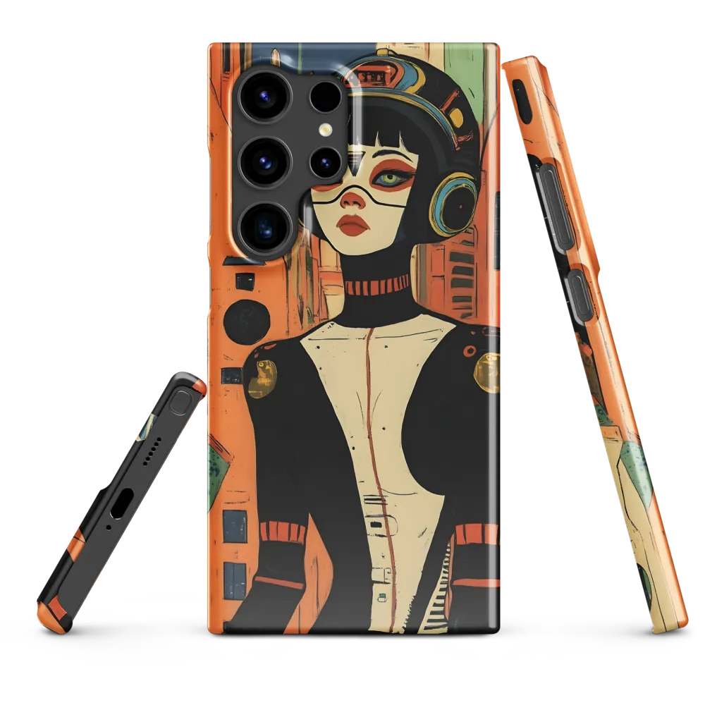 Futuristic Portrait of a Woman | Phone Case |  S24 Ultra | Snap Case | Glossy