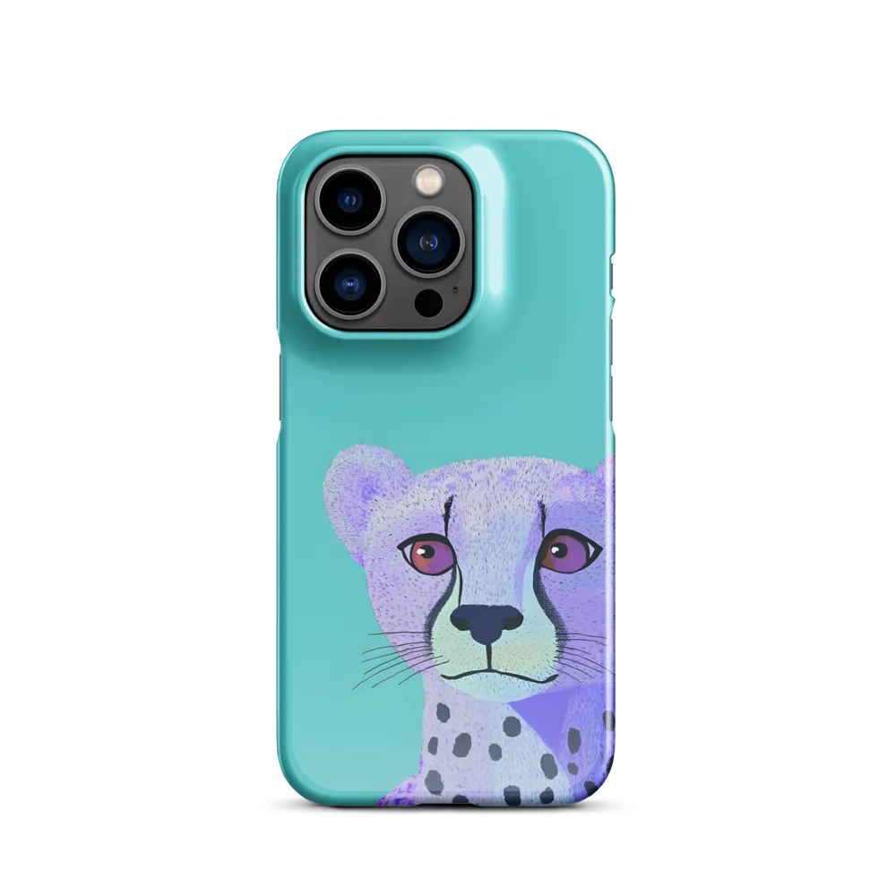 Curious Cheetah | Phone Case |  14 Pro | Snap Case | Glossy