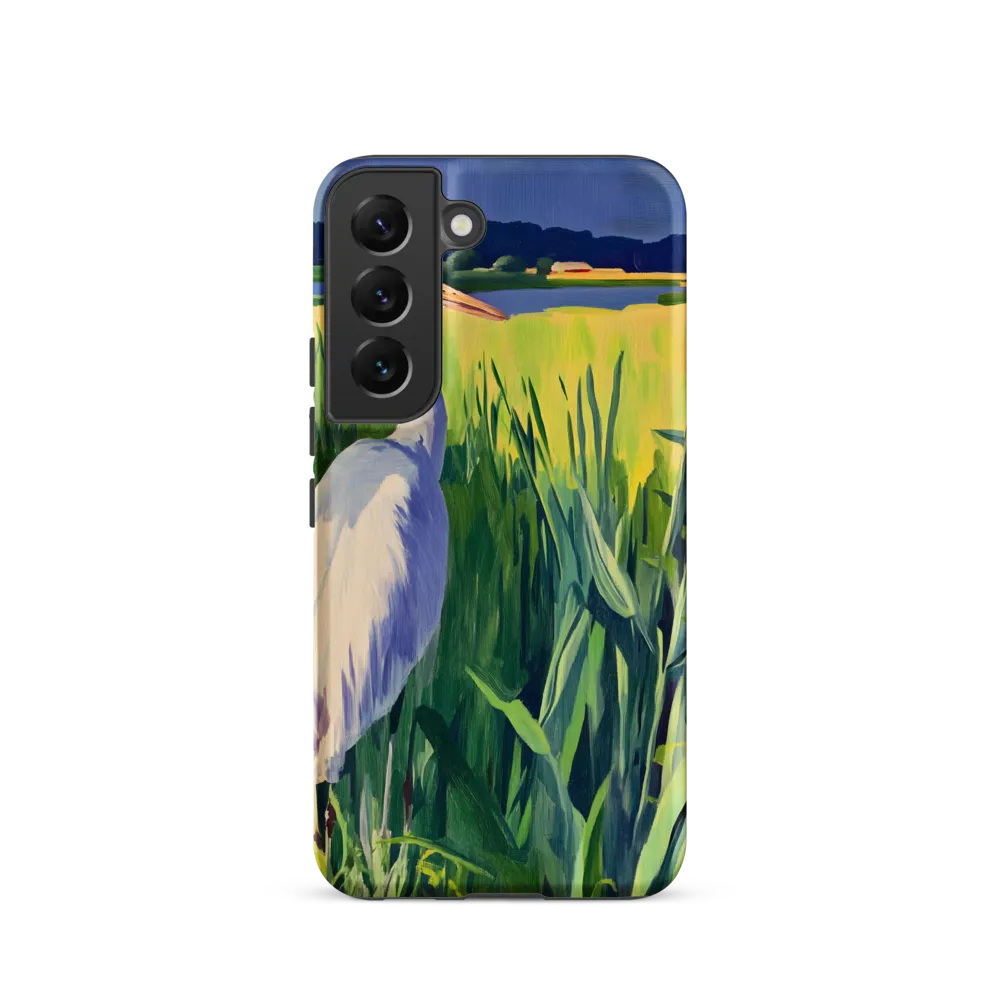 Graceful Presence: The Heron in the Meadow