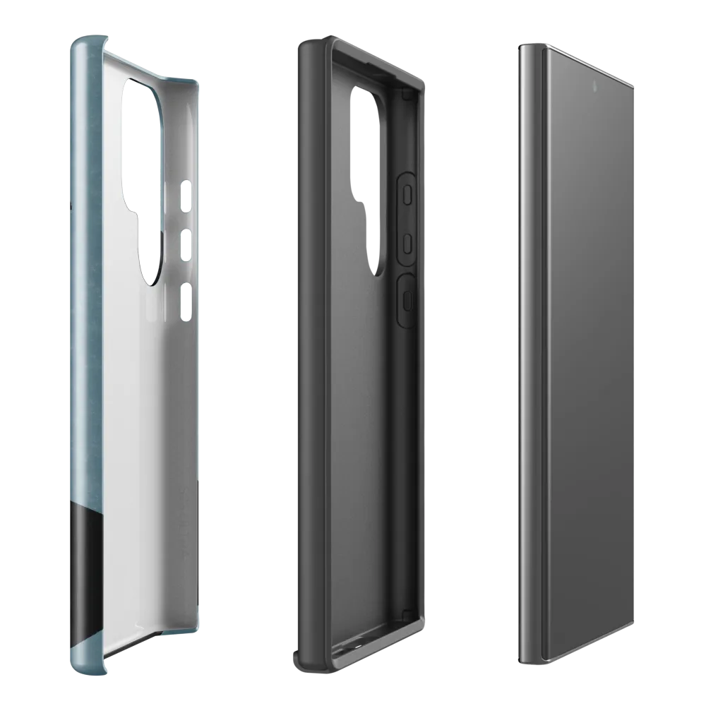Minimalist Portrait of a Modern Man | Phone Case |  S23 Ultra | Tough Case | Glossy