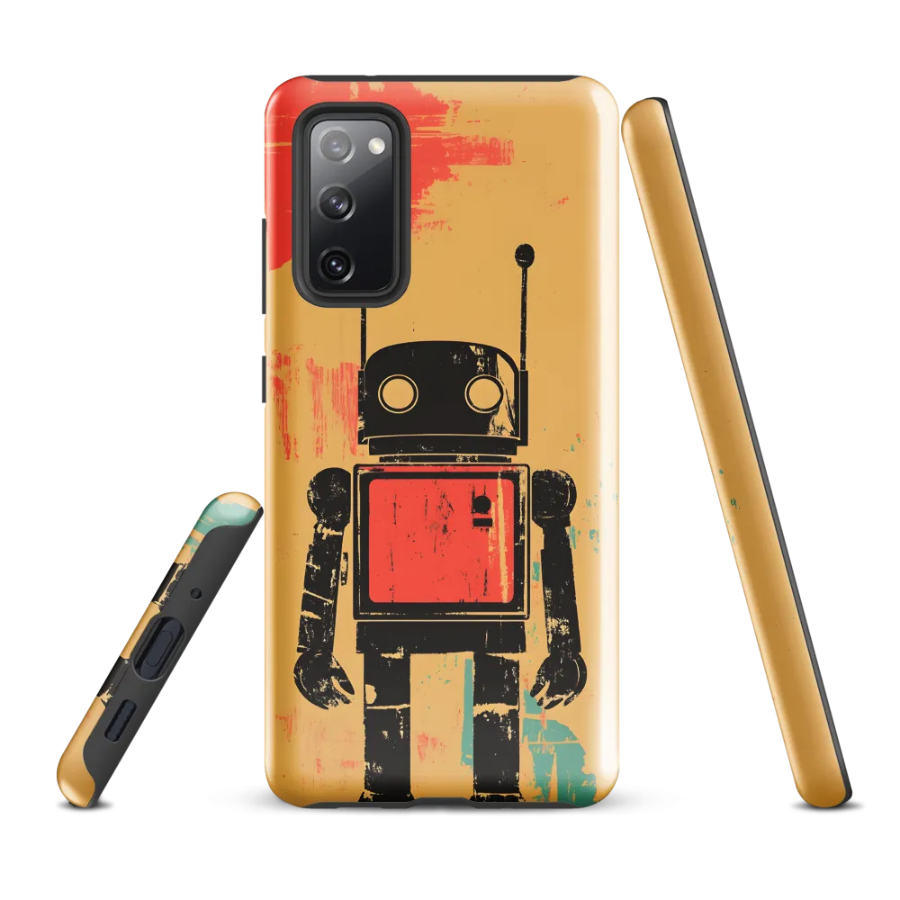 The Retro Robot | Phone Case |  S20 FE | Tough Case | Glossy