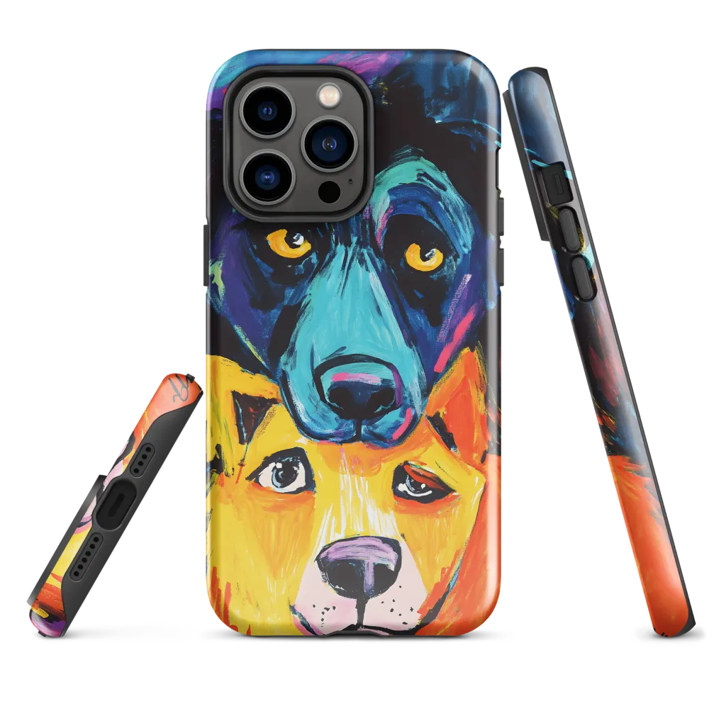 Vibrant Companions: An Expression of Canine Spirit