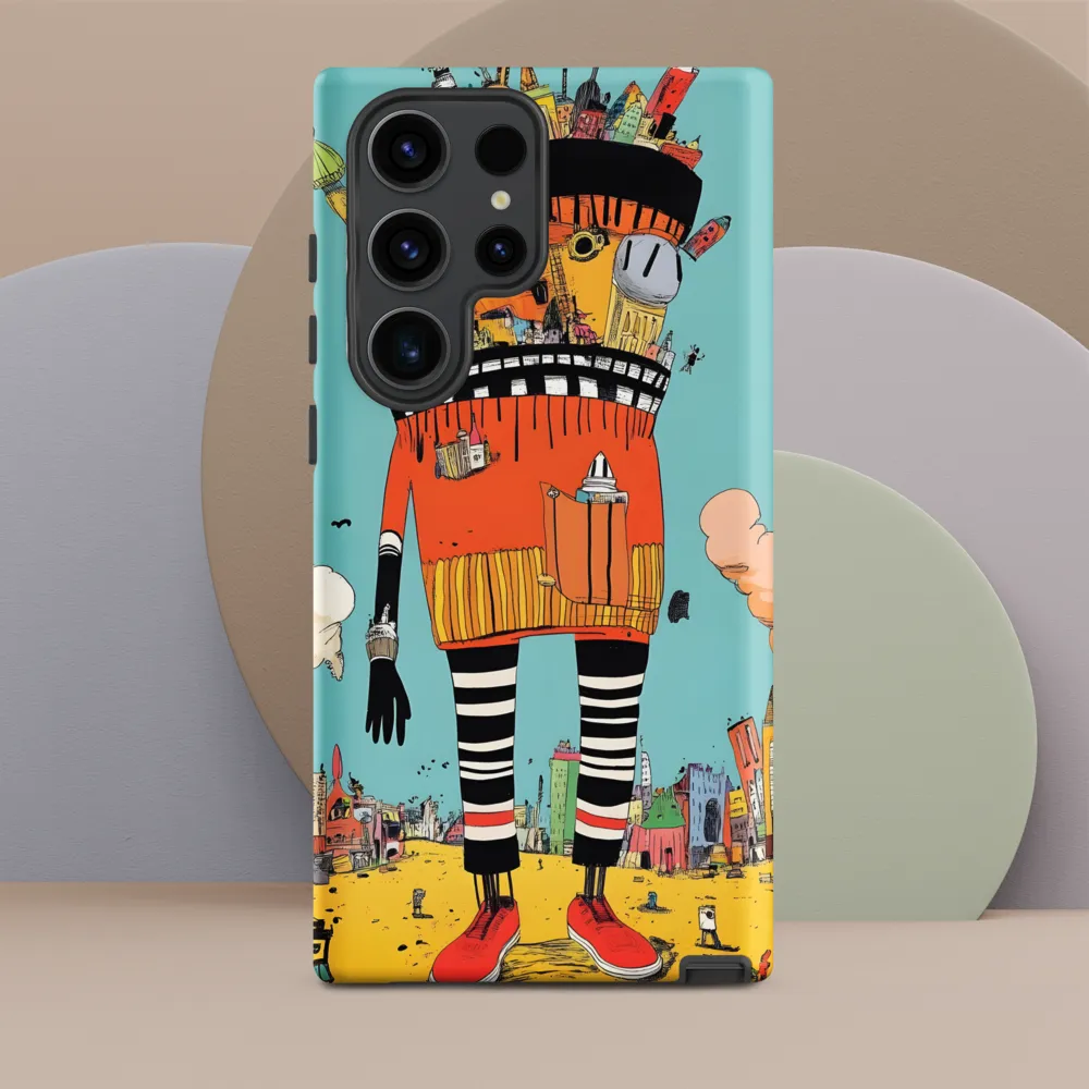 Urban Fantasia: A Whimsical Encounter | Phone Case |  S23 Ultra | Tough Case | Matte