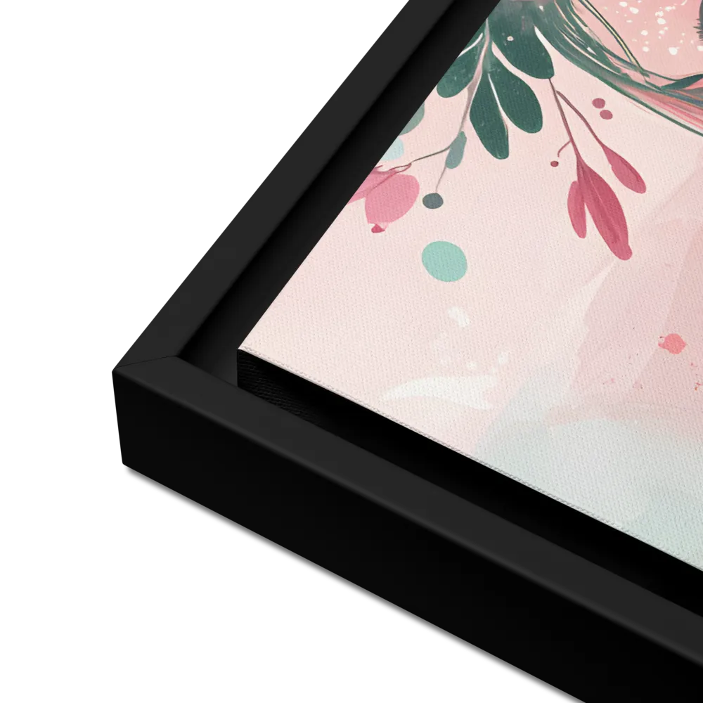 Whispers of Nature | Canvas with Black Frame | 16″×20″