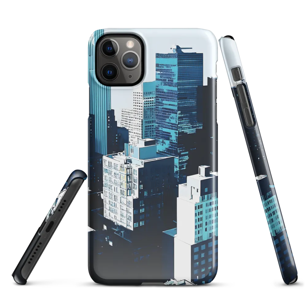 Urban Serenity: A Minimalist Cityscape | Phone Case |  11 Pro Max | Snap Case | Glossy