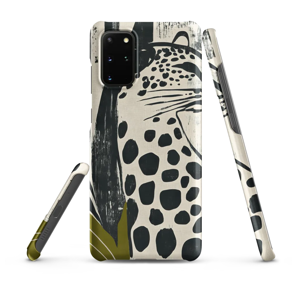Leopard in Silhouette: A Modern Appeal | Phone Case |  S20 Plus | Snap Case | Matte
