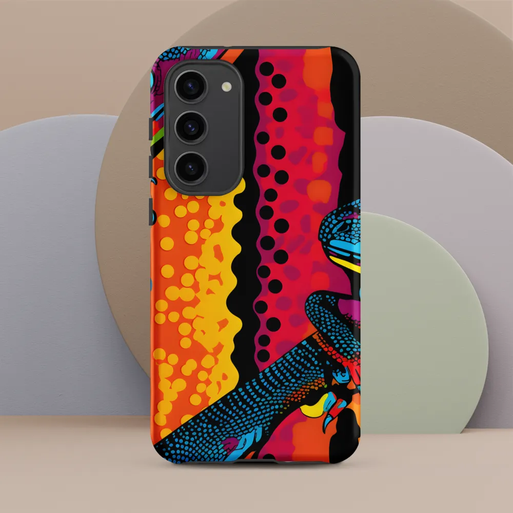 Colorful Encounters: The Playful Geckos