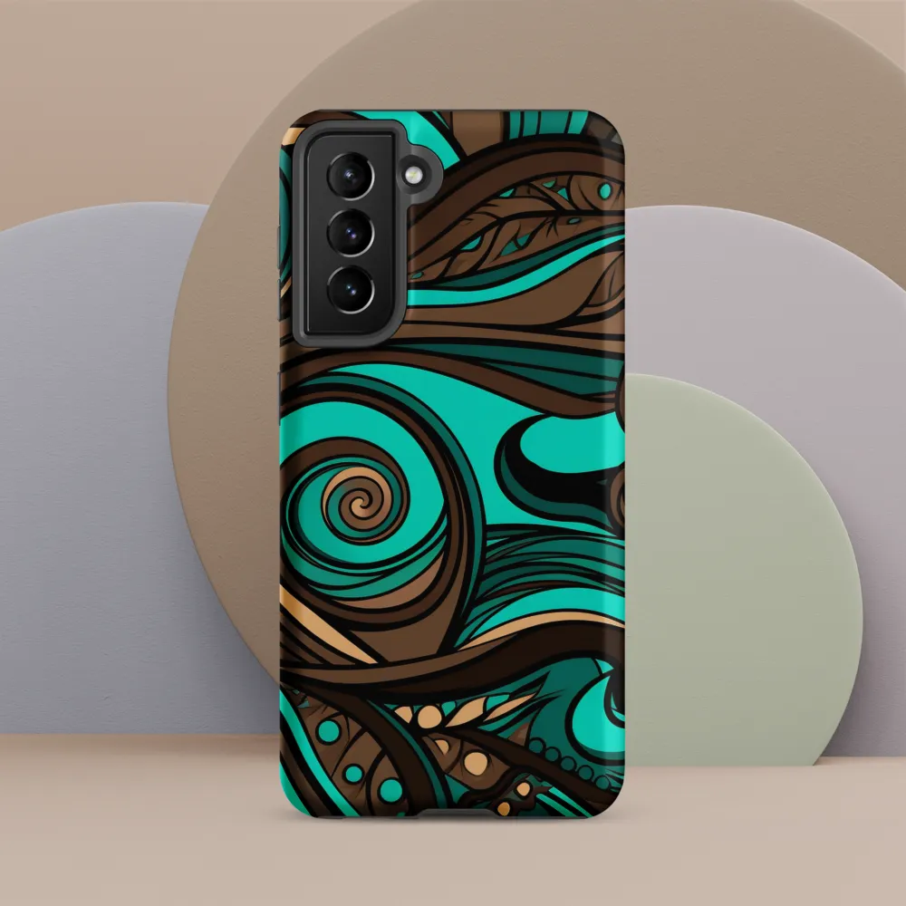 Fluctuating Currents | Phone Case |  S21 | Tough Case | Matte