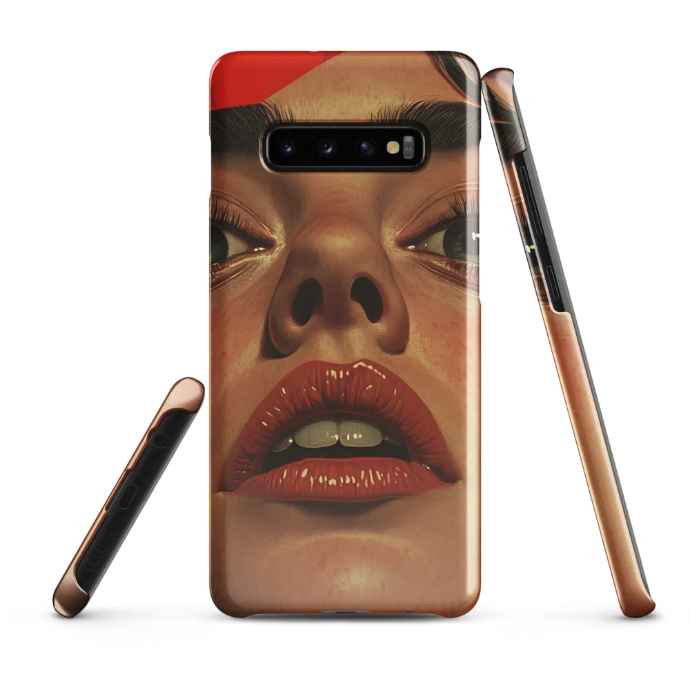 Intense Gaze | Phone Case |  S10 Plus | Snap Case | Glossy