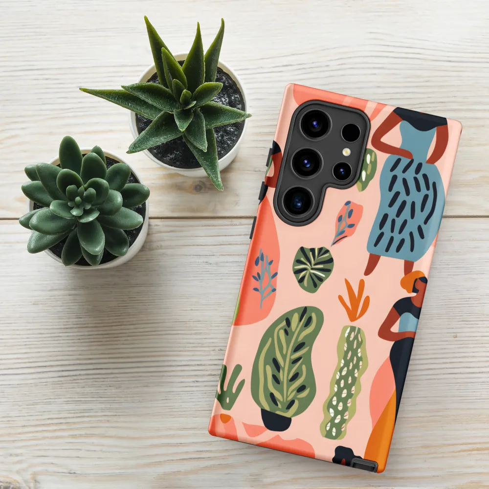 Harmony of Nature and Femininity | Phone Case |  S24 Ultra | Tough Case | Matte