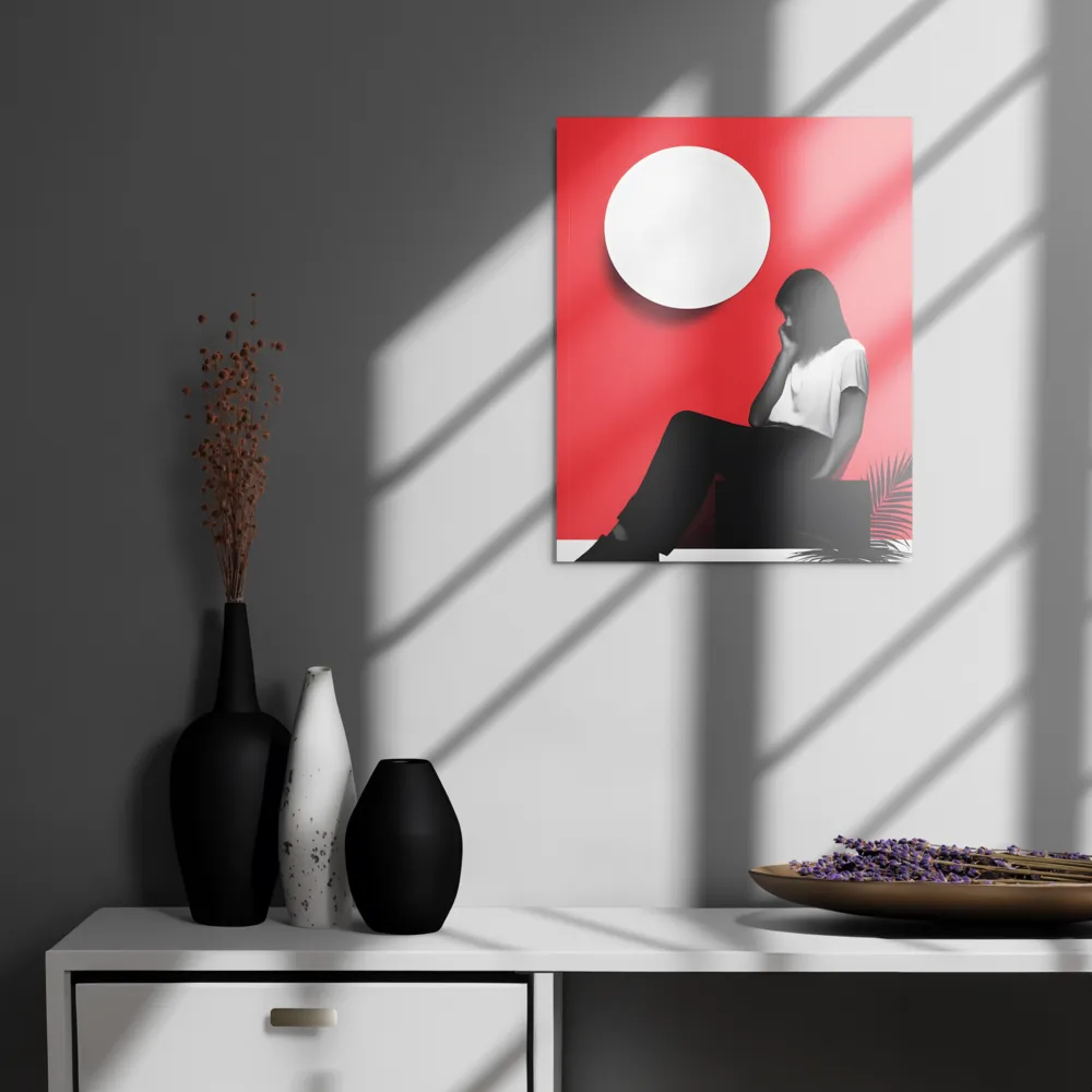 Contemplation in Red