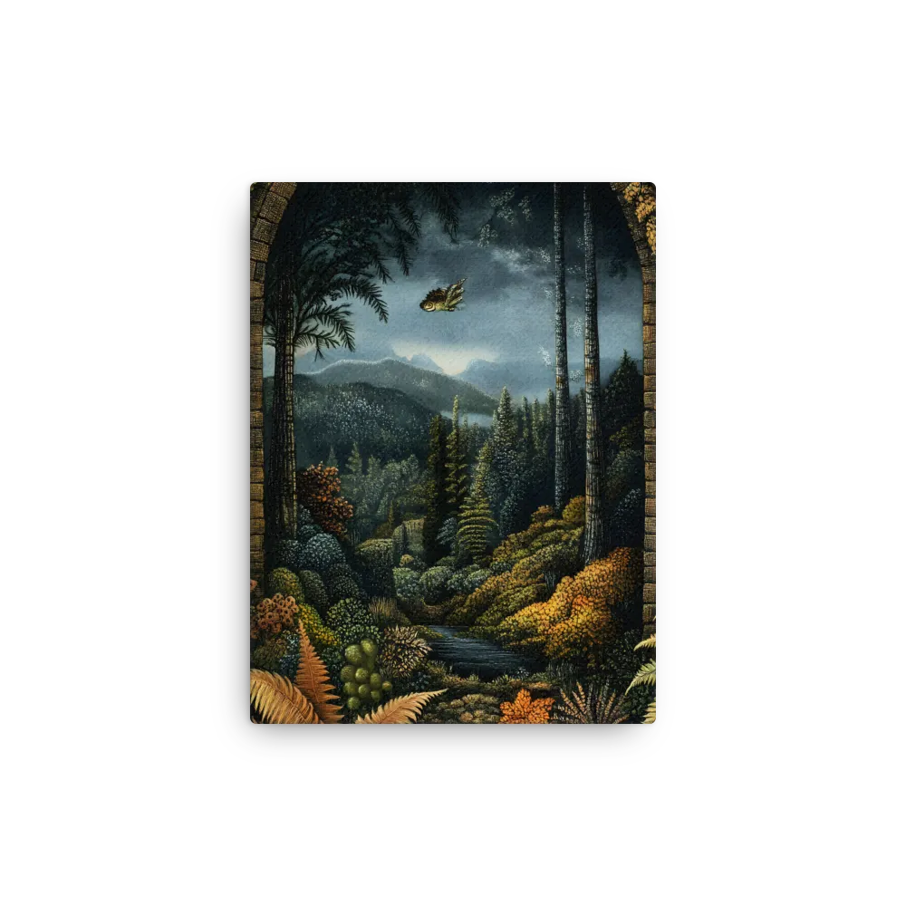 Whispers of the Enchanted Forest | Thin Canvas | 9″×12″