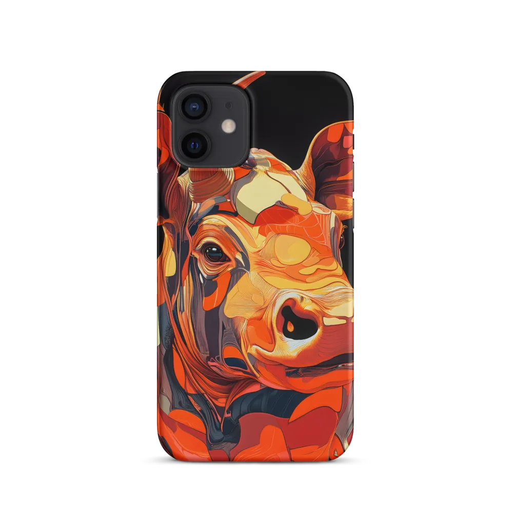 Modern Serenade: The Vibrant Cow