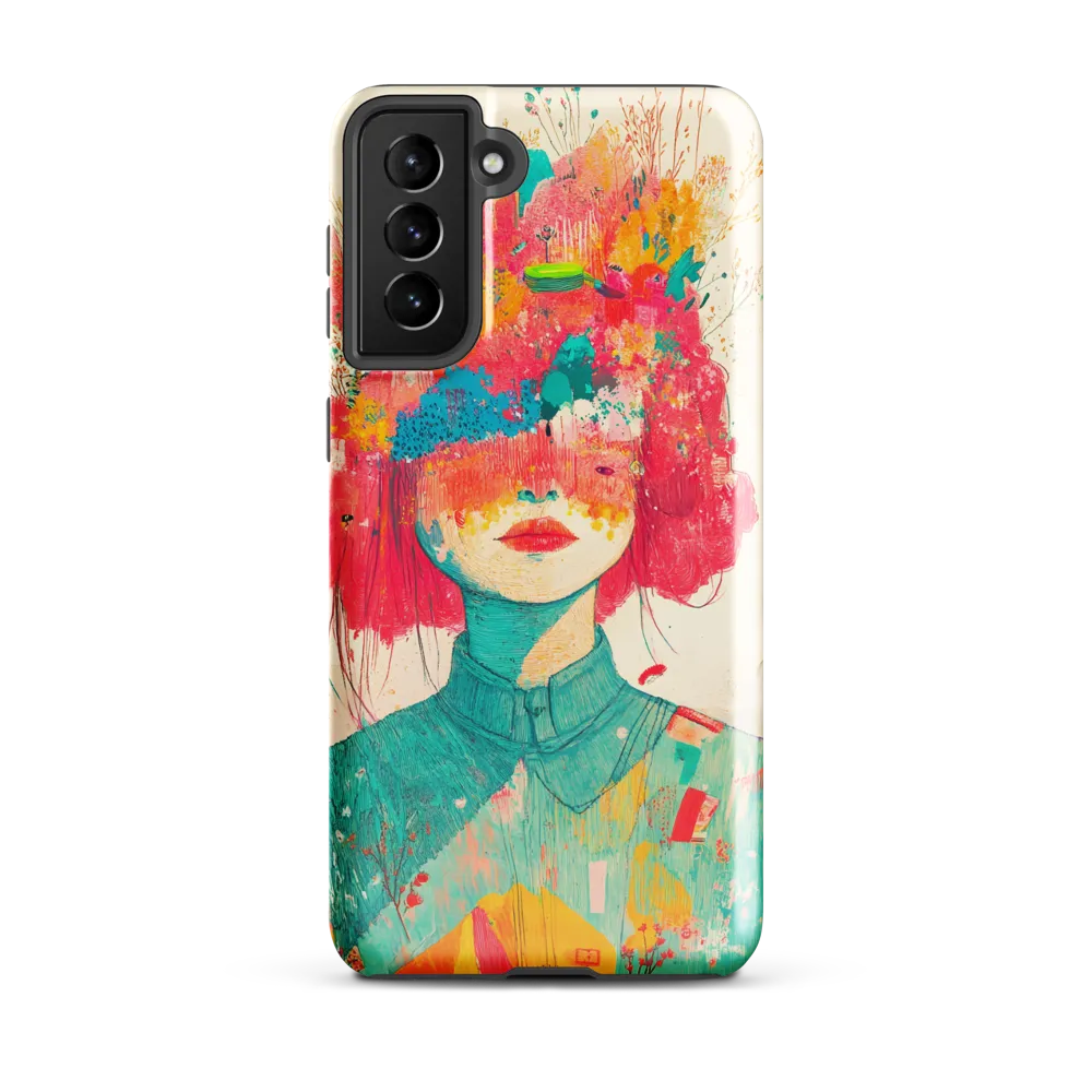 Whimsical Floral Portrait