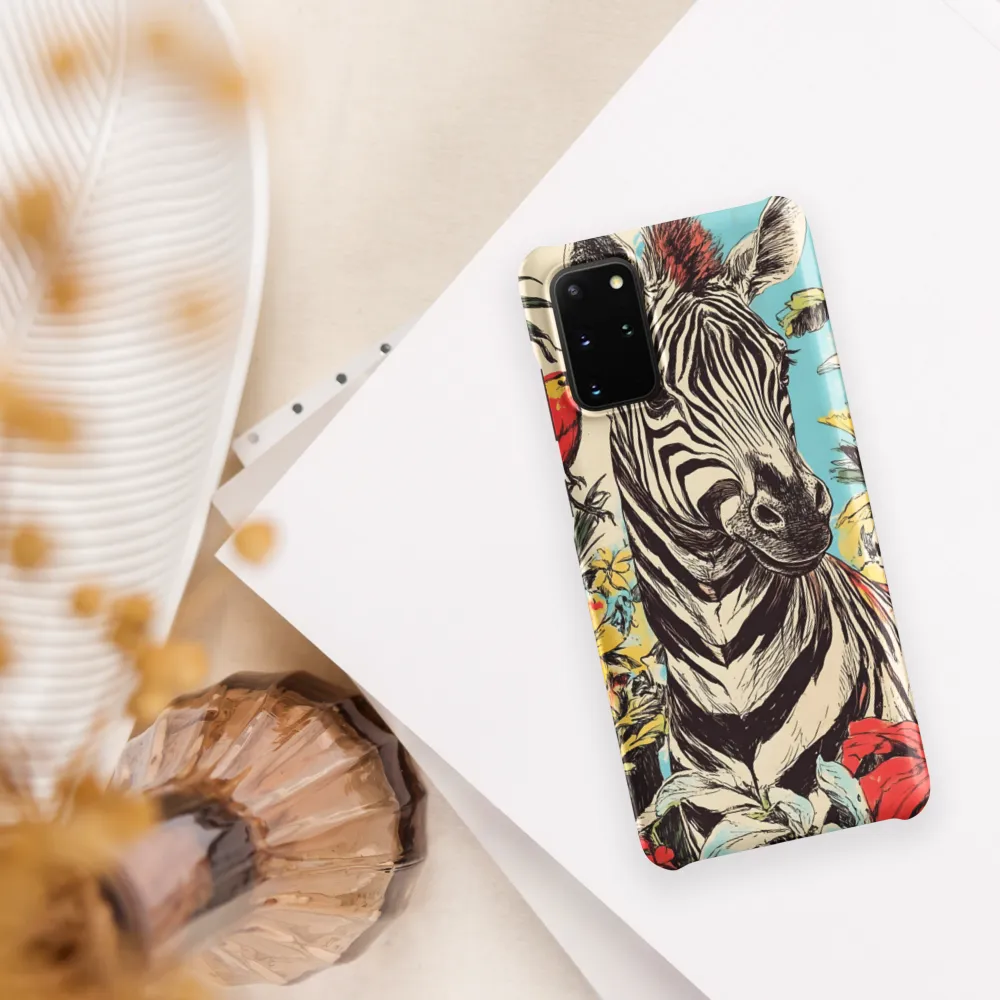 Zebra in Tropical Reverie