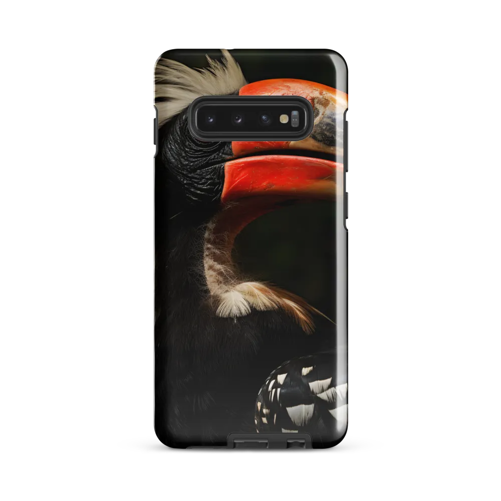 Majesty of the Hornbill | Phone Case |  S10 Plus | Tough Case | Glossy