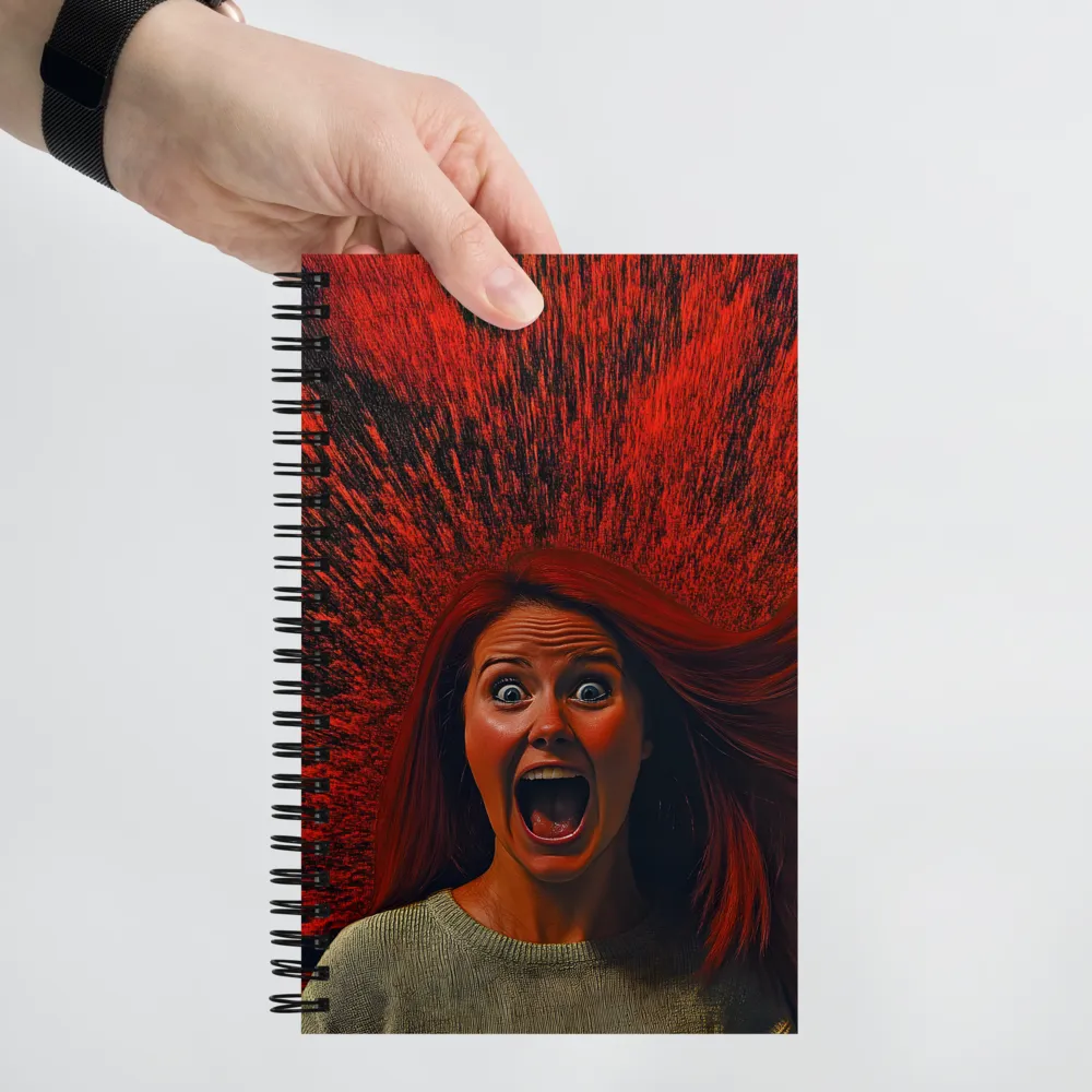 Eruption of Emotion | Spiral Notebook