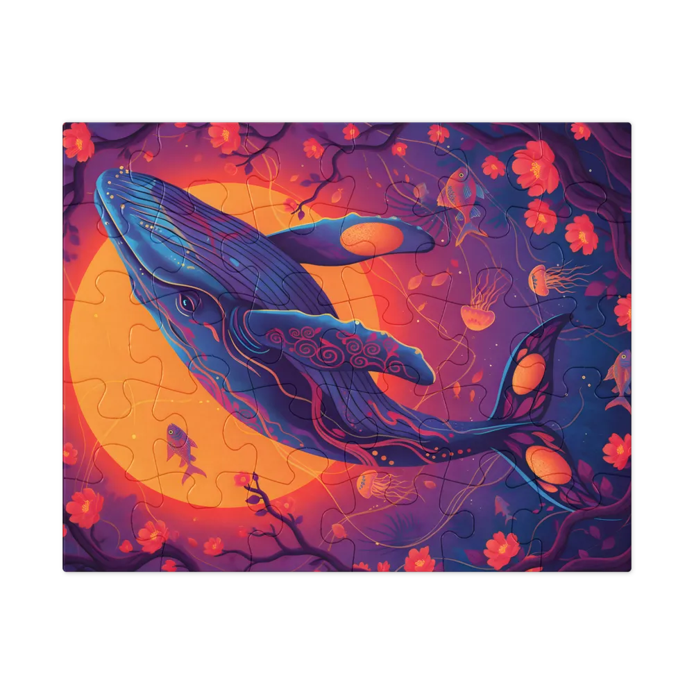 Solar Whale 
 Jigsaw Puzzle in Tin Box