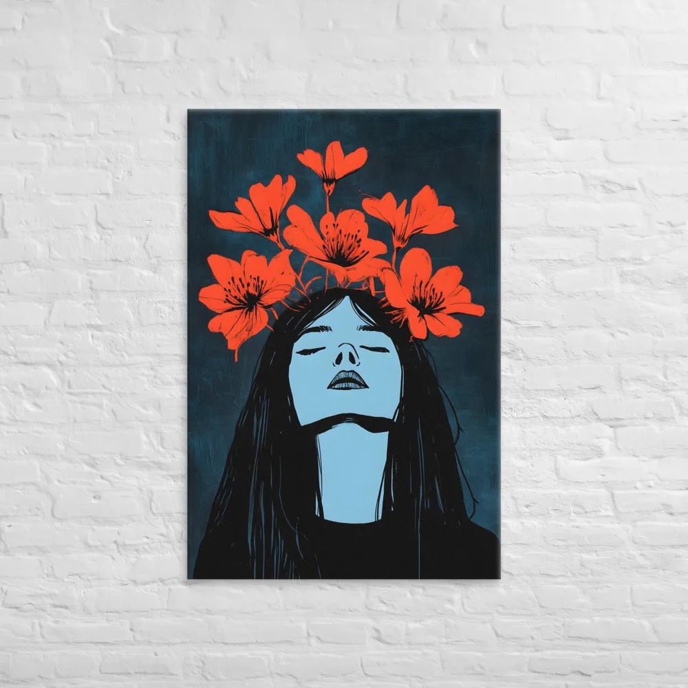 Crowned in Bloom | Canvas | 32″×48″