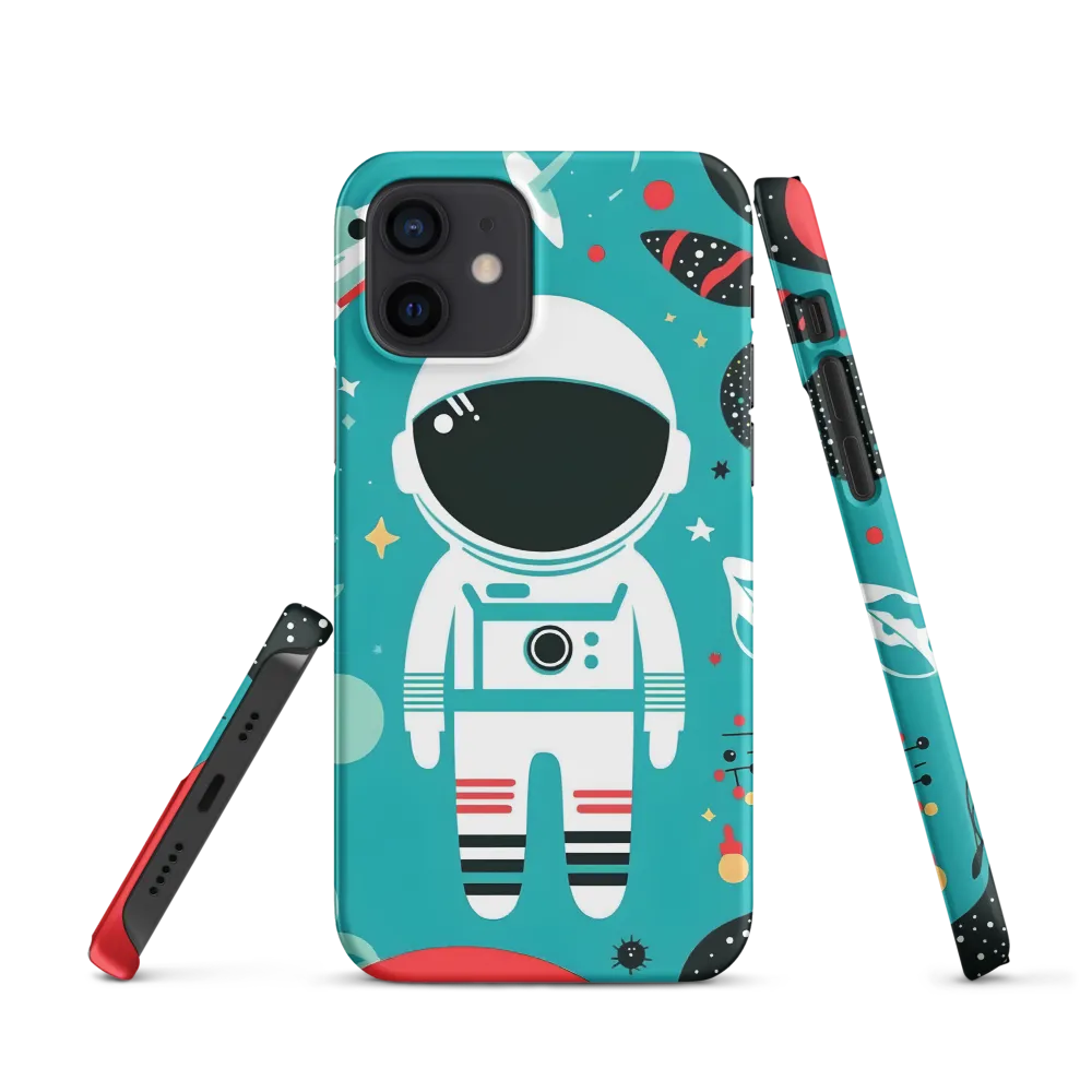 Whimsical Astronaut in Cosmic Wonderland | Phone Case |  12 | Snap Case | Matte